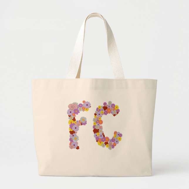 Bolsa Tote Grande Caderno da campanha da comunidade de FC (Frente)