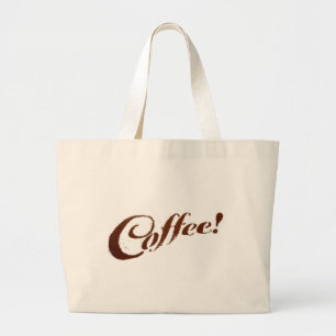 Bolsa Tote Grande Café Borra de Café - Saco de Lona