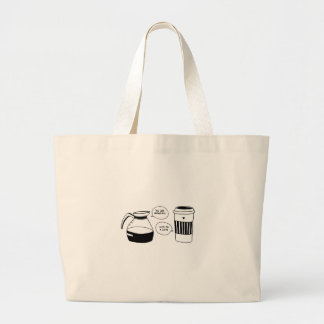 Bolsa Tote Grande Café Latino Dia de os namorados Amor