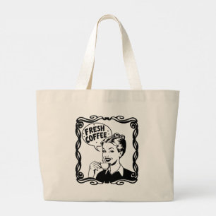 Bolsa Tote Grande Café quente fresco