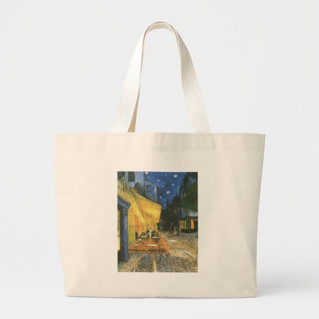 Bolsa Tote Grande Cafe Terrace - Vincent van Gogh (Frente)