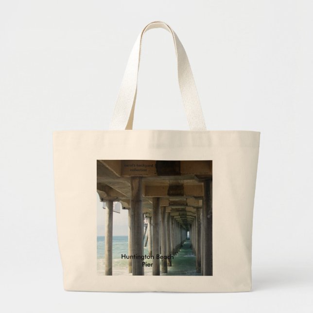 Bolsa Tote Grande , Cais de Huntington Beach (Frente)