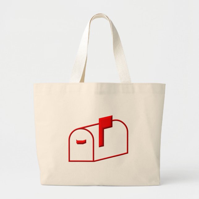 Bolsa Tote Grande Caixa de Correio (Frente)