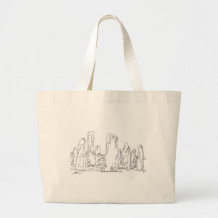 Bolsa Tote Grande Callanish Standones, Scotland Tote Bag