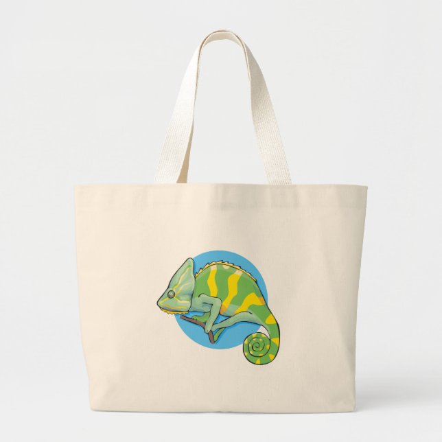 Bolsa Tote Grande camaleão (Frente)