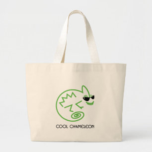 Bolsa Tote Grande Camaleão verde legal