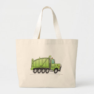 Bolsa Tote Grande Caminhão de Despejo Pesado Verde