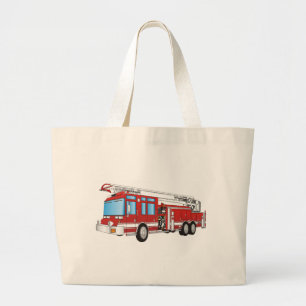 Bolsa Tote Grande Caminhão de Fogo