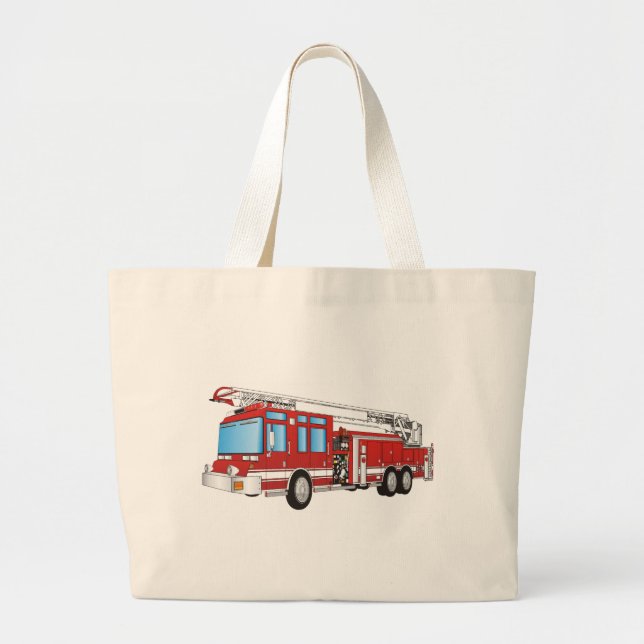 Bolsa Tote Grande Caminhão de Fogo (Frente)