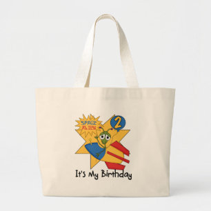 Bolsa Tote Grande Camisas e presentes de segundo aniversário de Alie