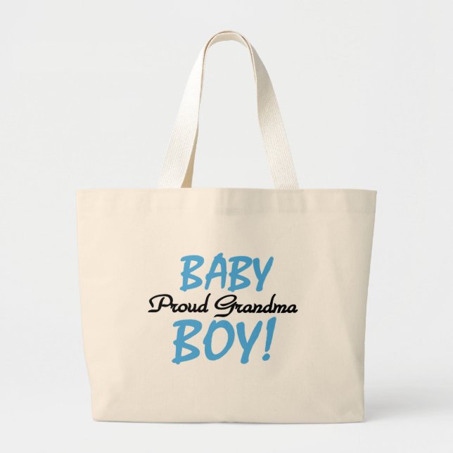 Bolsa Tote Grande Camisas e presentes para vovó e bebê (Frente)