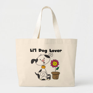Bolsa Tote Grande Camiseta e presentes do amante do cão de Dalmation