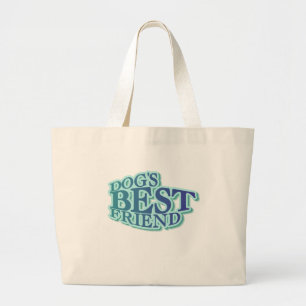 Bolsa Tote Grande Camiseta e presentes do melhor amigo do cão