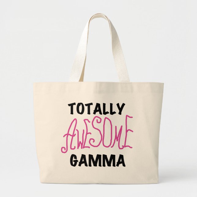 Bolsa Tote Grande Camiseta e presentes totalmente impressionantes do (Frente)