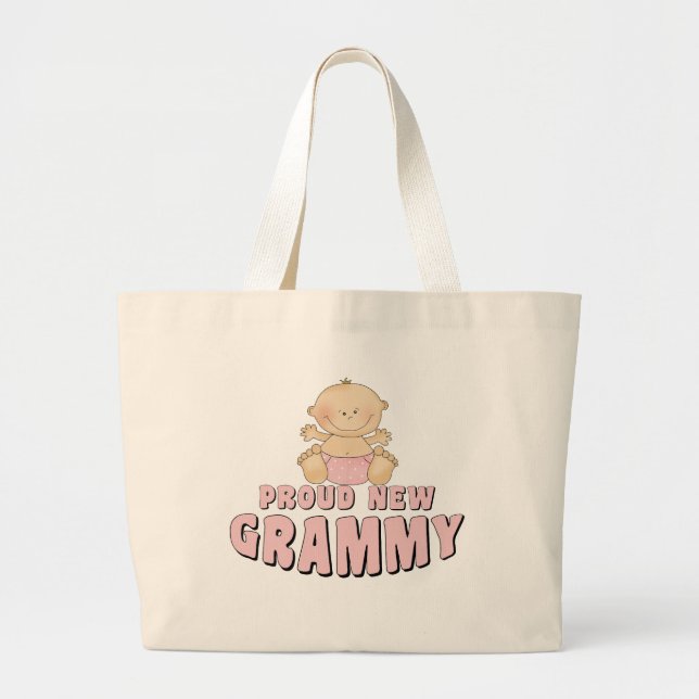 Bolsa Tote Grande Camiseta PROUD NEW Grammy (Frente)