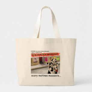 Bolsa Tote Grande Camisetas e Presentes Engraçados de Filmes de Terr