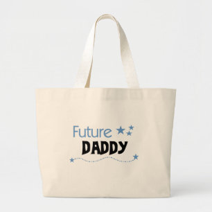 Bolsa Tote Grande Camisetas e presentes futuros Pais