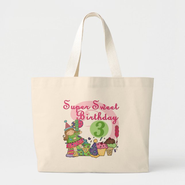 Bolsa Tote Grande Camisetas e presentes Super Doce (Frente)