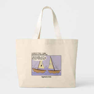 Bolsa Tote Grande Camisetas engraçadas de presentes de desenho anima