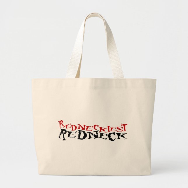 Bolsa Tote Grande Campónio de Redneckiest (Frente)