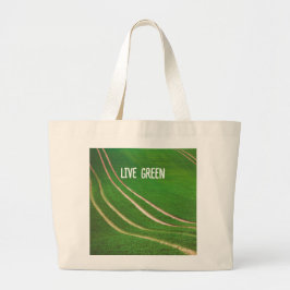 Bolsa Tote Grande Campos verdes