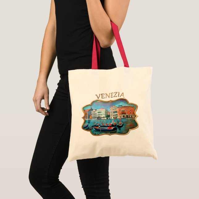 Bolsa Tote Grande Canal - Veneza, Itália (Frente (produto))