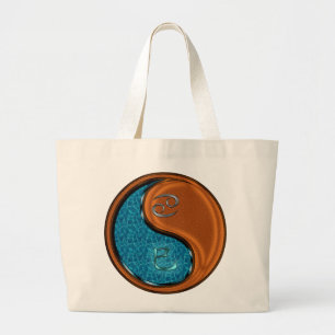 Bolsa Tote Grande Cancer e Cobra de madeira