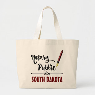 Bolsa Tote Grande Caneta de Tinta Pública da Dakota do Sul
