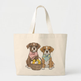 Bolsa Tote Grande Caninos da páscoa