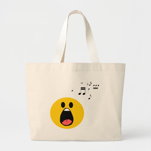 Bolsa Tote Grande Cantando (Frente)
