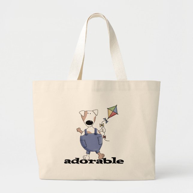 BOLSA TOTE GRANDE CÃO ADORÁVEL (Frente)