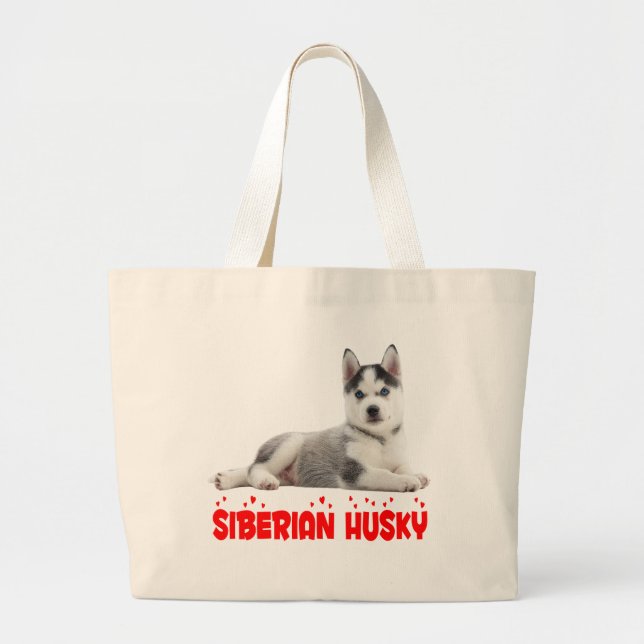 Bolsa Tote Grande Cão Cachorro Irlandês Cachorro (Frente)