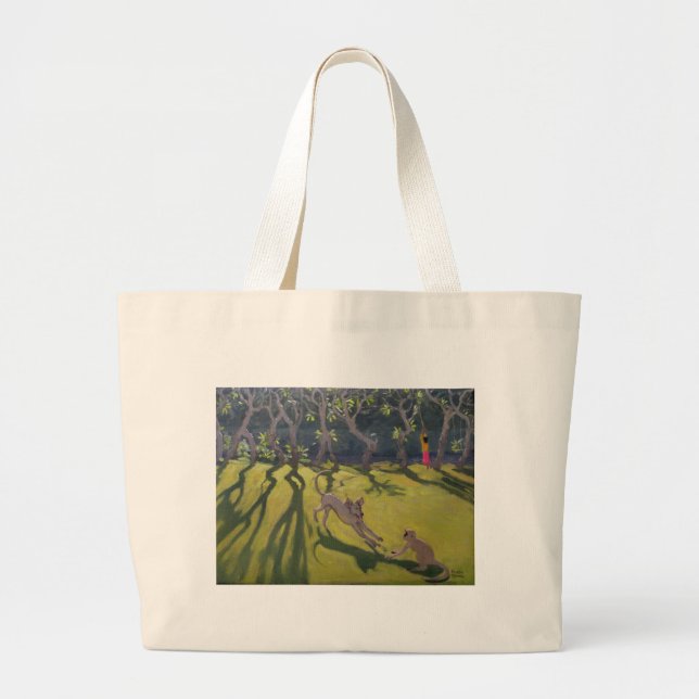 Bolsa Tote Grande Cão e macaco 1998 (Frente)