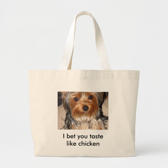 BOLSA TOTE GRANDE CÃO MAU (Frente)
