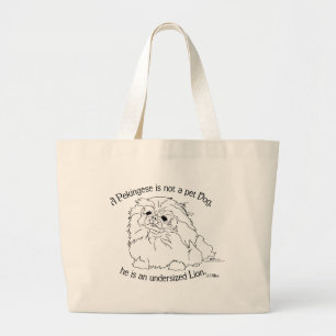 Bolsa Tote Grande Cão Pequinês