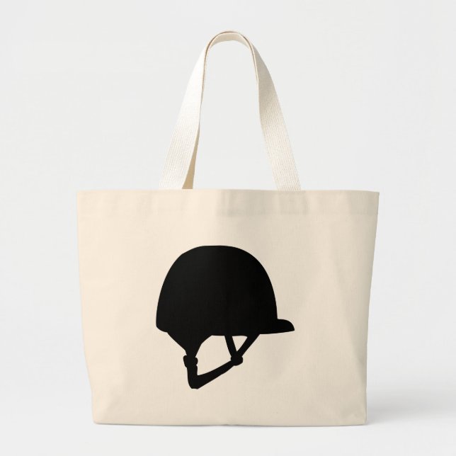 Bolsa Tote Grande capacete da equitação (Frente)