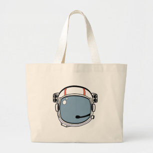 Bolsa Tote Grande Capacete do astronauta