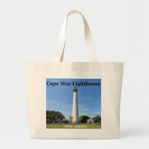 Bolsa Tote Grande Cape May Lighthouse, Nova Jersey Tote Bag