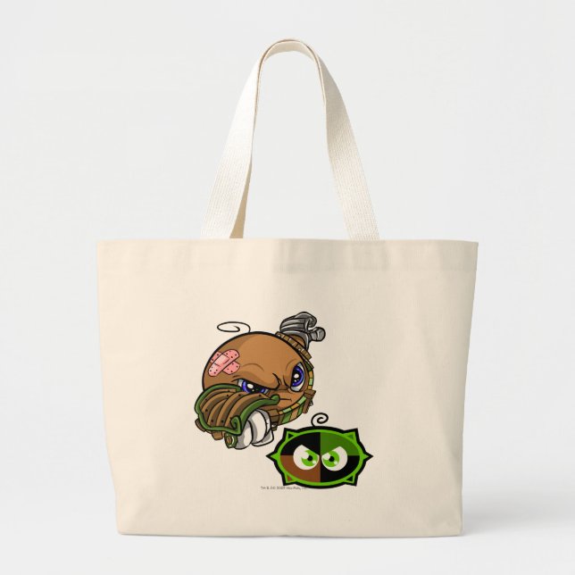 Bolsa Tote Grande Capitão 1 da equipe do lago Kiko (Frente)