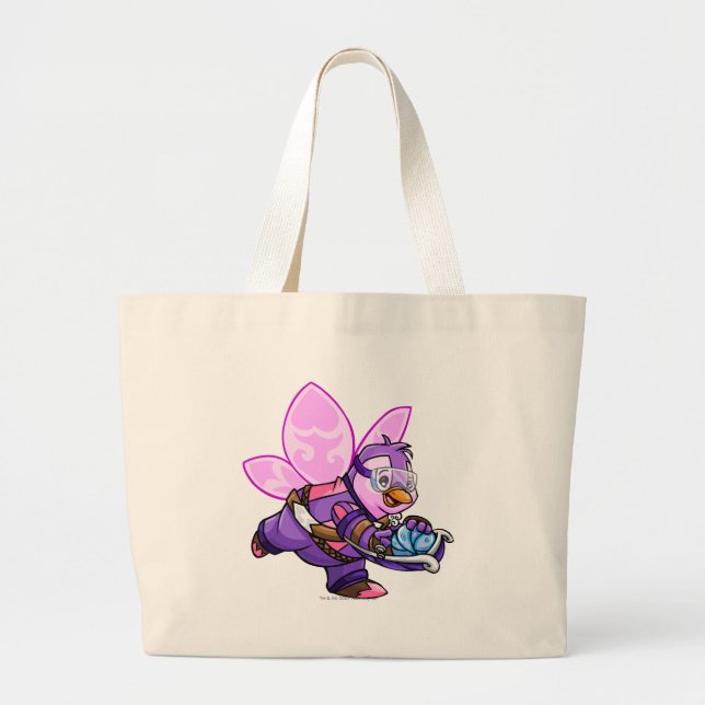 Bolsa Tote Grande Capitão 2 da equipe de Faerieland (Frente)