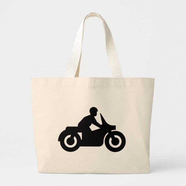 BOLSA TOTE GRANDE CARA BIKER (Frente)