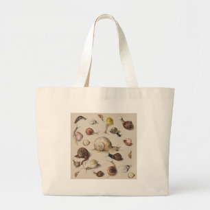 Bolsa Tote Grande Caracóis de Gastropodo Gastropodo Jardim das Serra