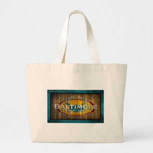 Bolsa Tote Grande Caranguejo de Baltimore