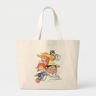 Bolsa Tote Grande Caráteres de Quixote pelo @QUIXOTEdotTV