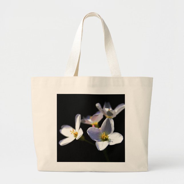 Bolsa Tote Grande Cardamine Pratensis Flowers jtcnm (Frente)