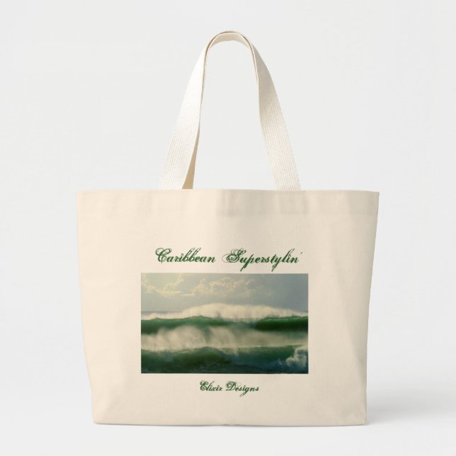 Bolsa Tote Grande Caribbean Superstylin' (Frente)