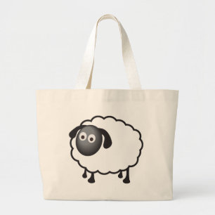 Bolsa Tote Grande Carneiros brancos