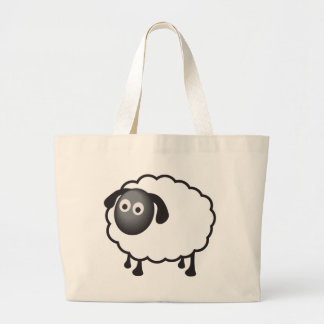 Bolsa Tote Grande Carneiros brancos