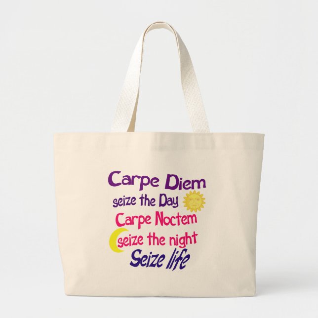 Bolsa Tote Grande Carpe Diem Bag (Frente)
