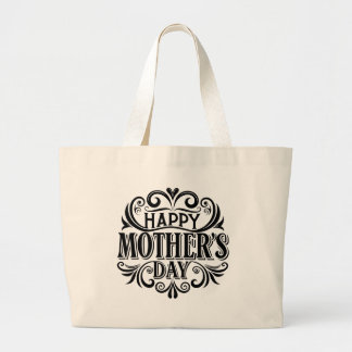 Bolsa Tote Grande Carregar com amor com a mãe